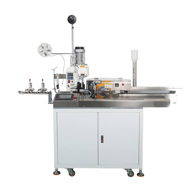 Automatic One Side Crimping One Side Soldering Machine HR-03E