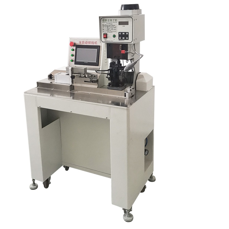 Semi Automatic Flat Ribbon Cable Stripping Crimping Machine HR-PX220S